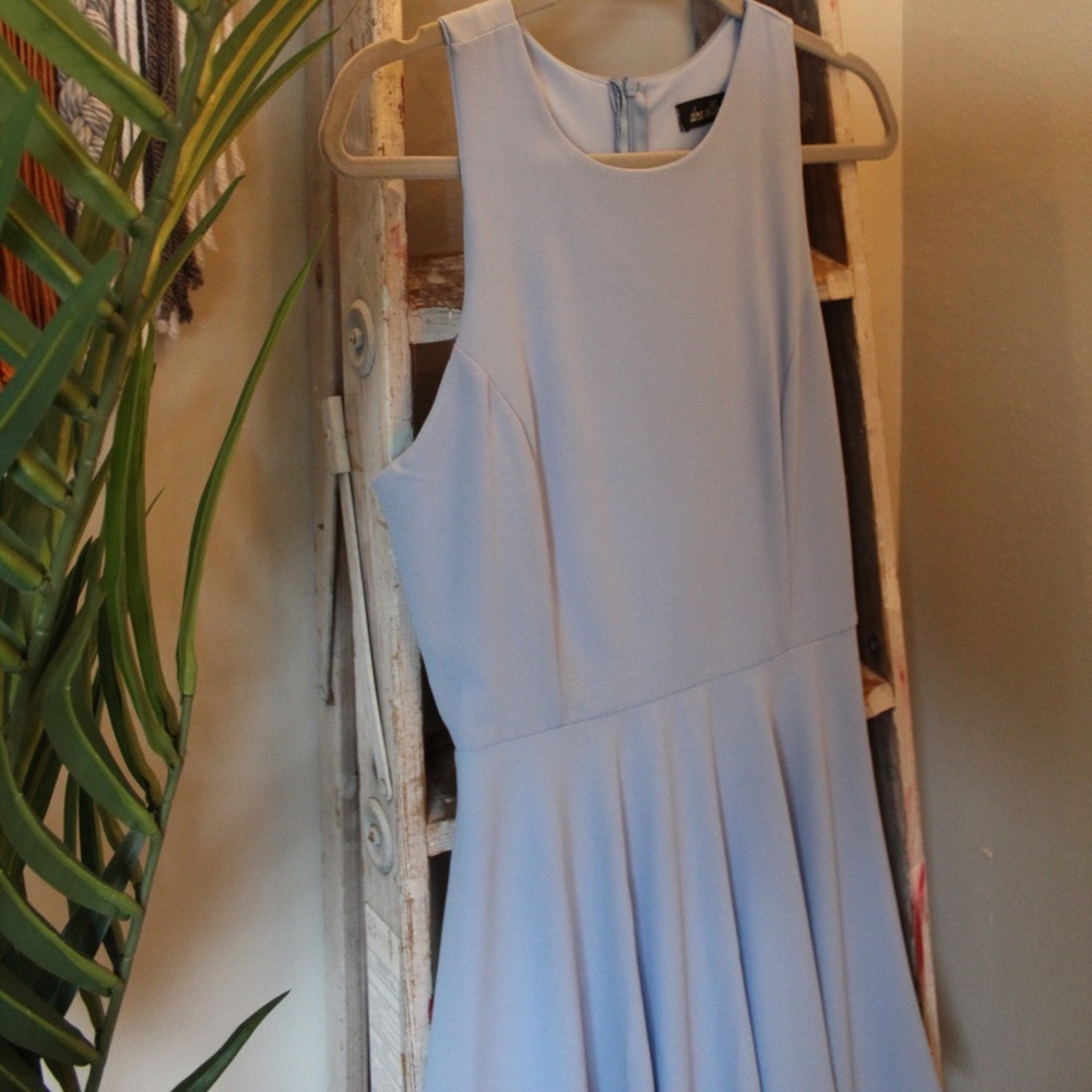Lulu’s Skater Sky Blue Dress